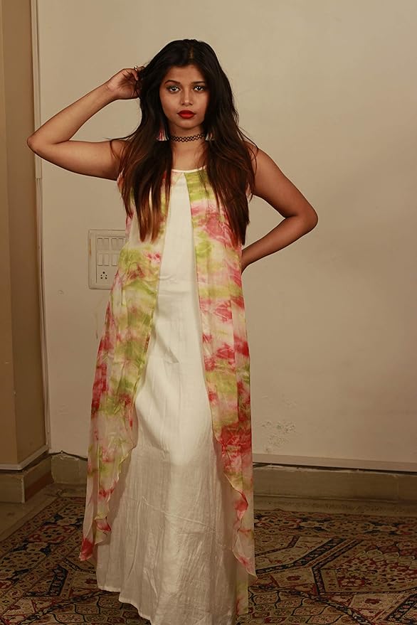 Designer One piece layer gown style dress for women