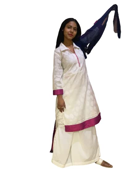 White Long Kurti for Women